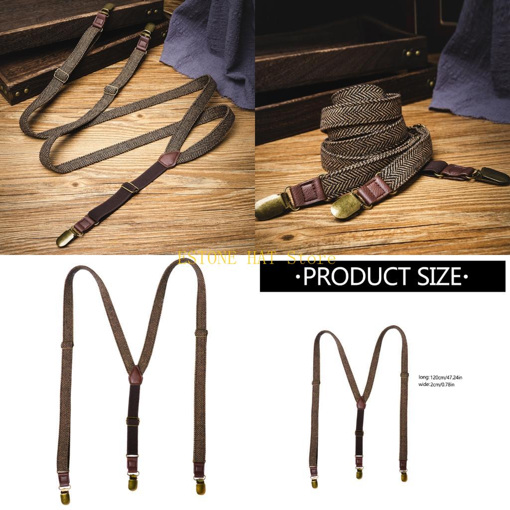 Men'S Formal Wear With Suspenders - 49MF Мужские эластичные подтяжки с 3