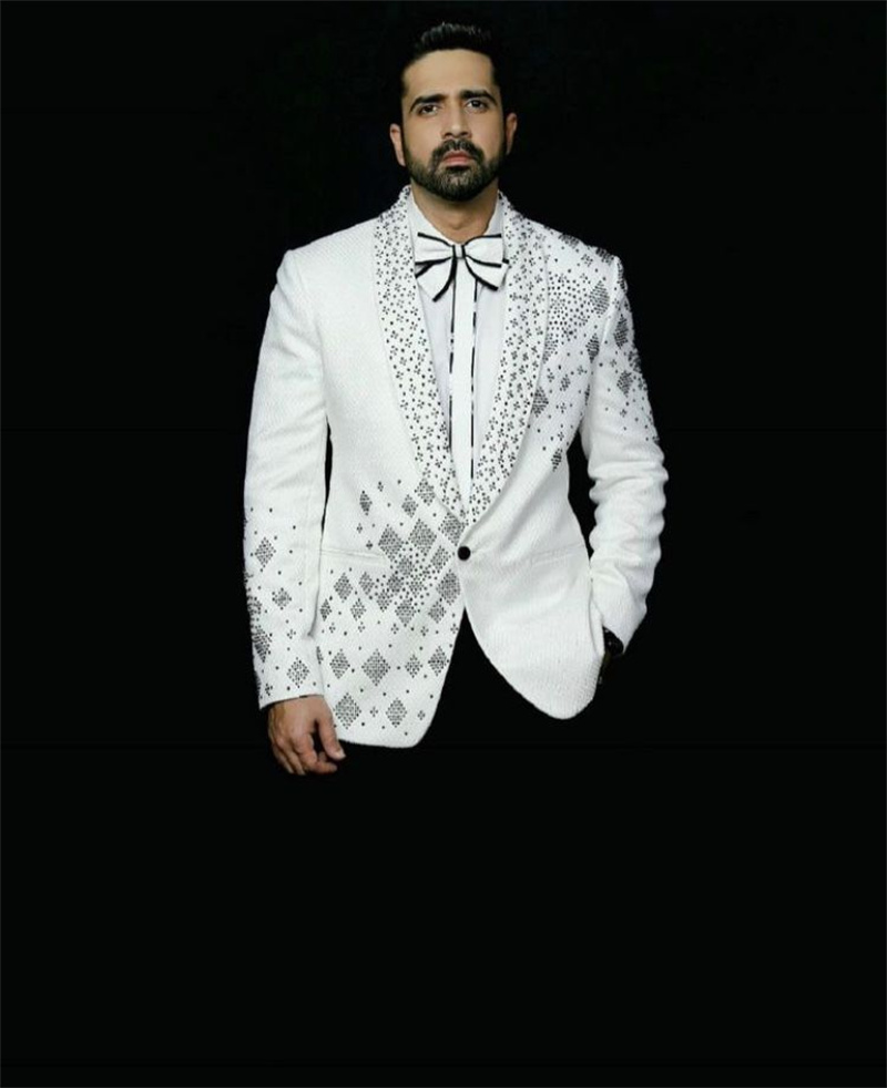 Formal Wear Jersey For Men - Мужской костюм Crystals, комплект из 2