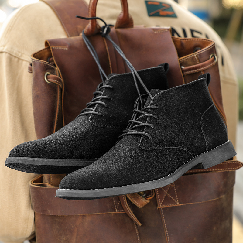 Британские коричневые ботинки  – обзор и цена Men Formal Wear With Boots