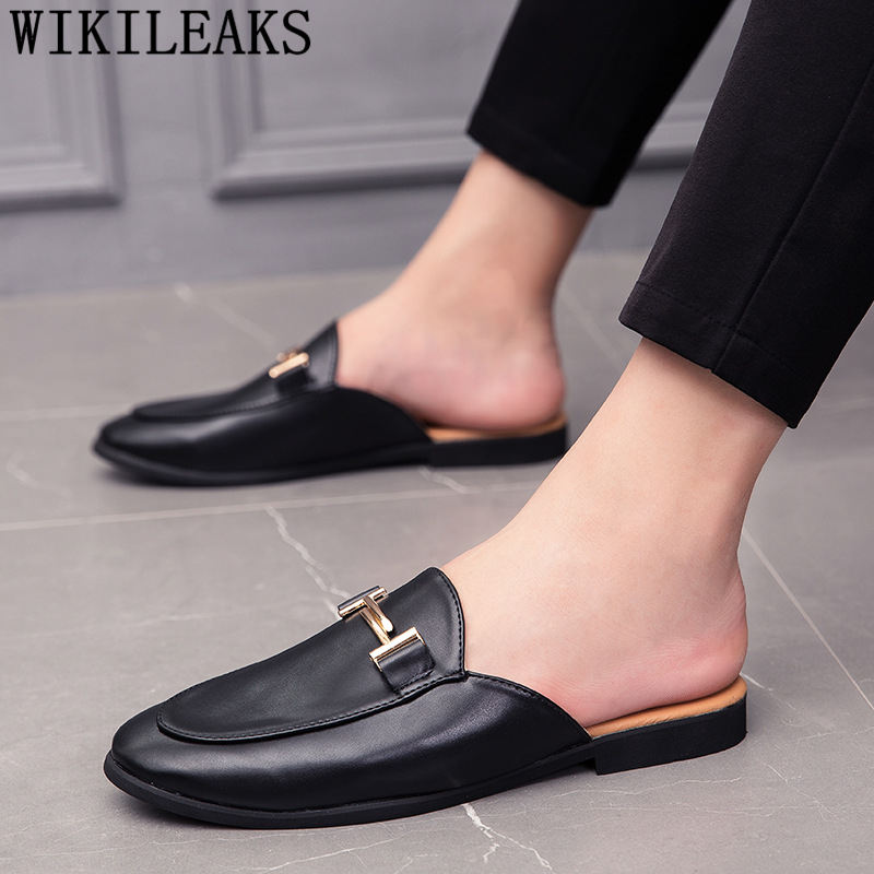 Черные кожаные полуботинки для – обзор и цена Men Formal Wear Shoes