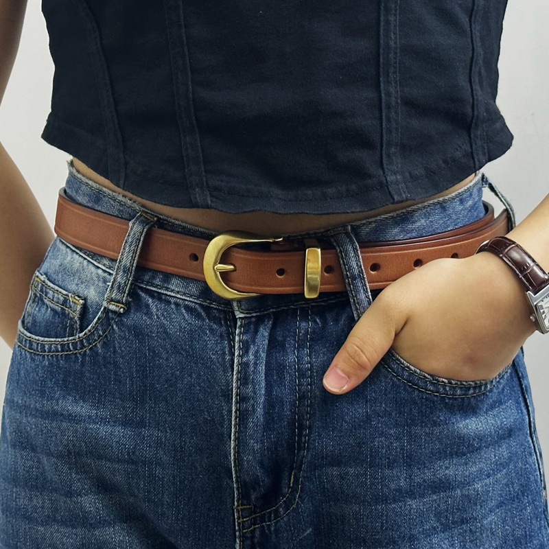 Женский ремень из натуральной  – обзор и цена Formal Belt Leather Thin