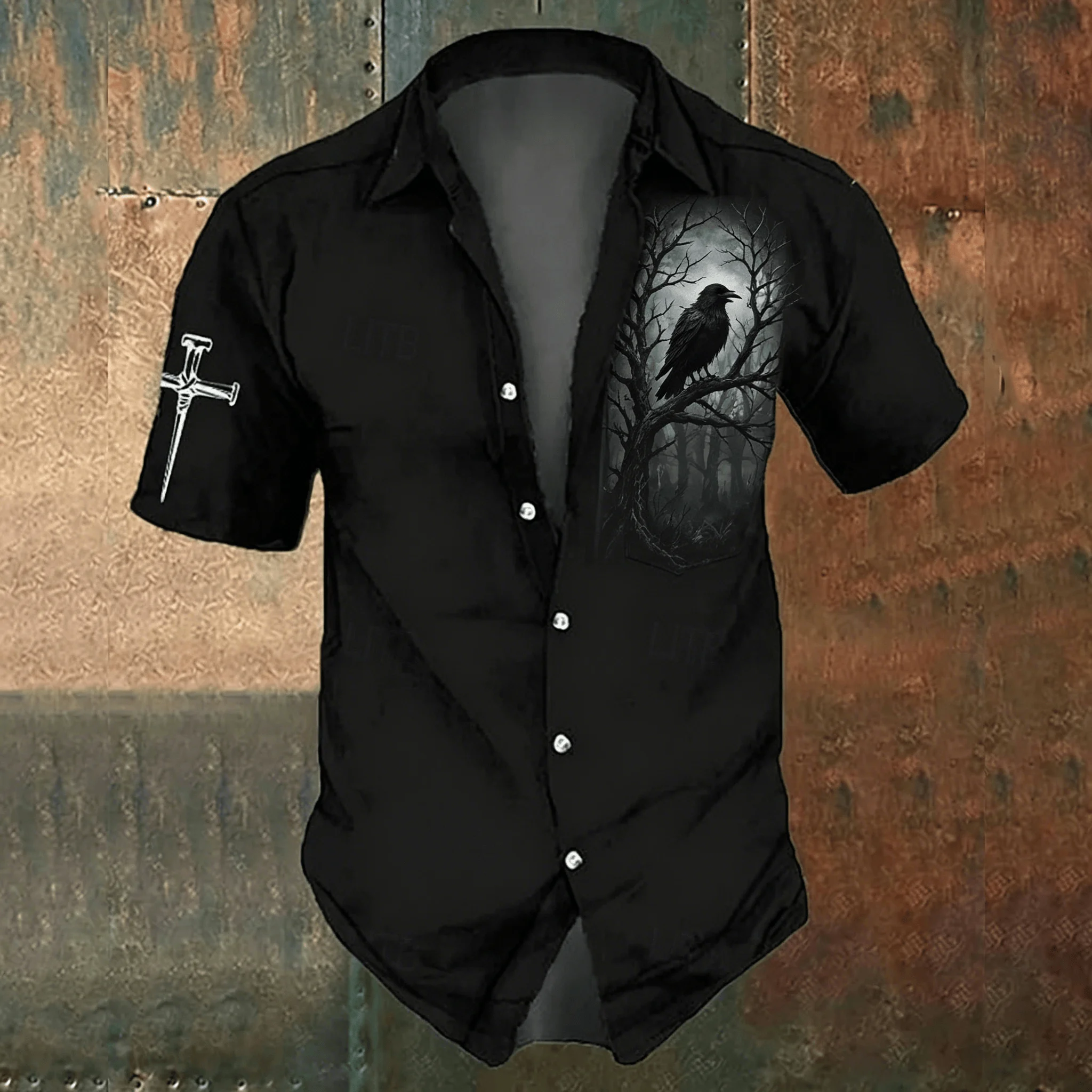 Мужская черная повседневная ру – обзор и цена Men'S Gothic Formal Wear