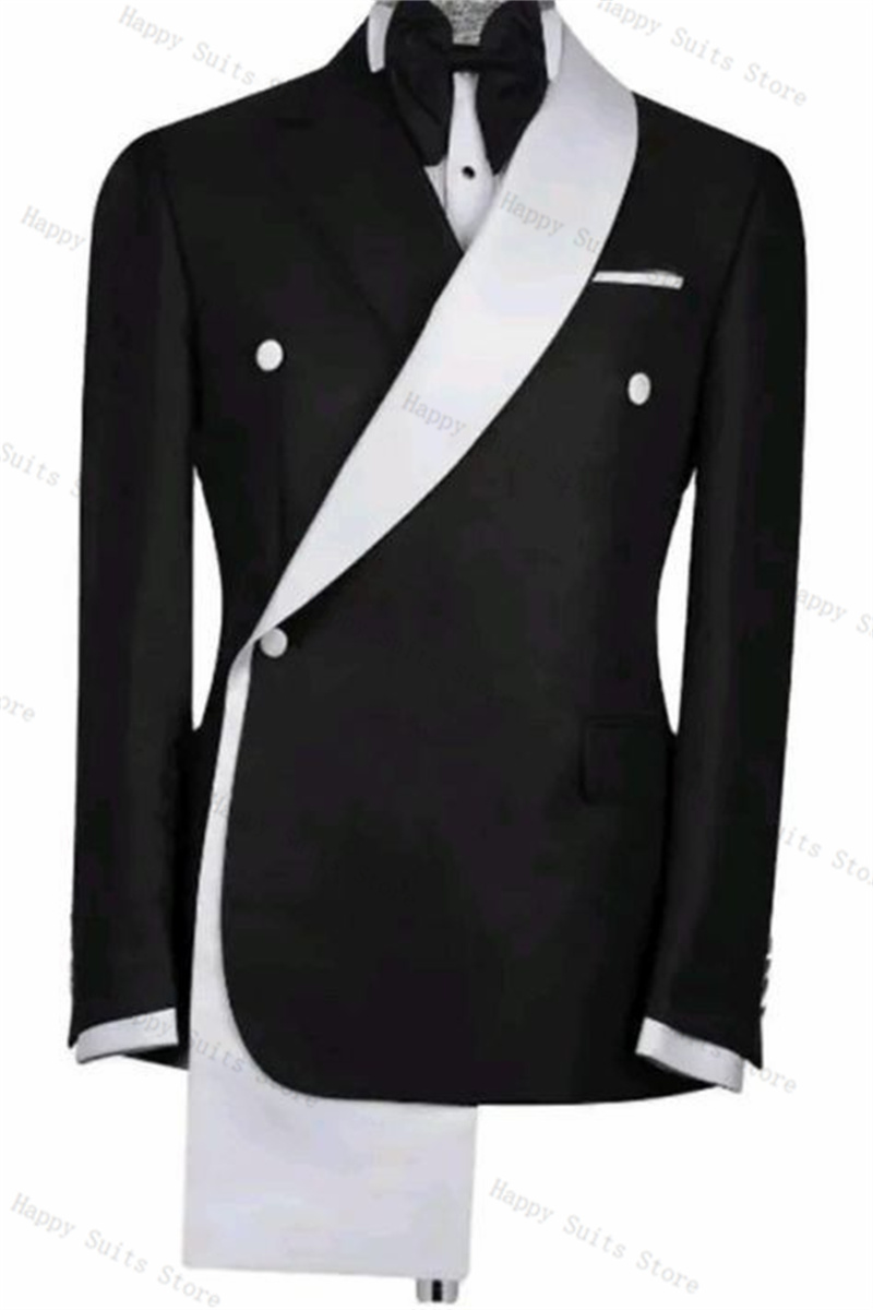 Черно-белый мужской костюм, ко – обзор и цена Formal Wear Jersey For Men