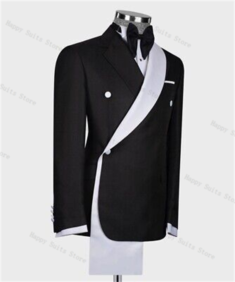 Черно-белый мужской костюм, ко – обзор и цена Formal Wear Jersey For Men