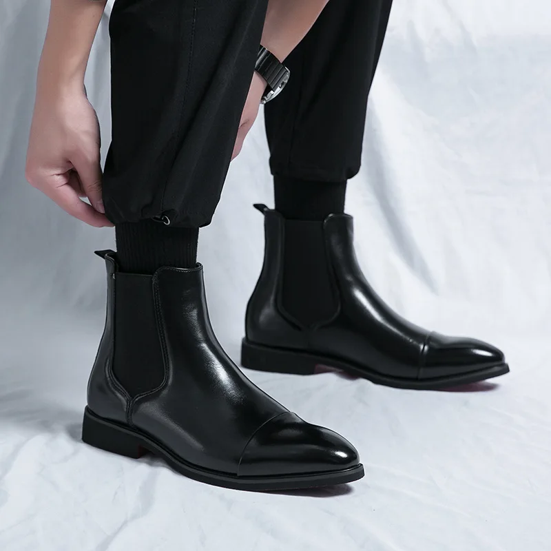 Мужские ботинки Деловые ботиль – обзор и цена Men Formal Wear With Boots