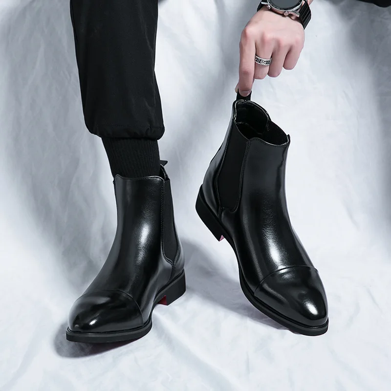 Мужские ботинки Деловые ботиль – обзор и цена Men Formal Wear With Boots