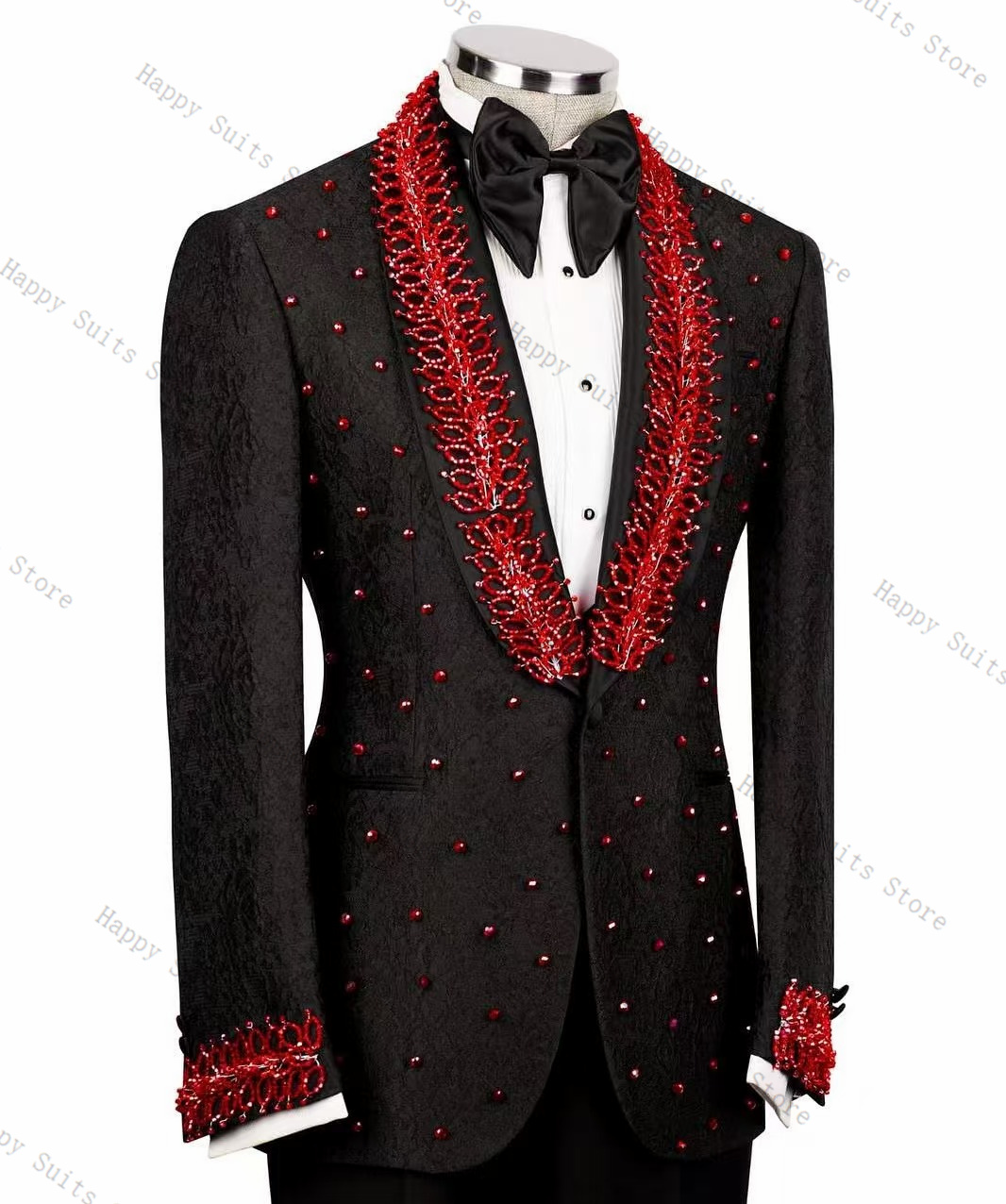 Мужской костюм с красными крис – обзор и цена Formal Wear Jersey For Men
