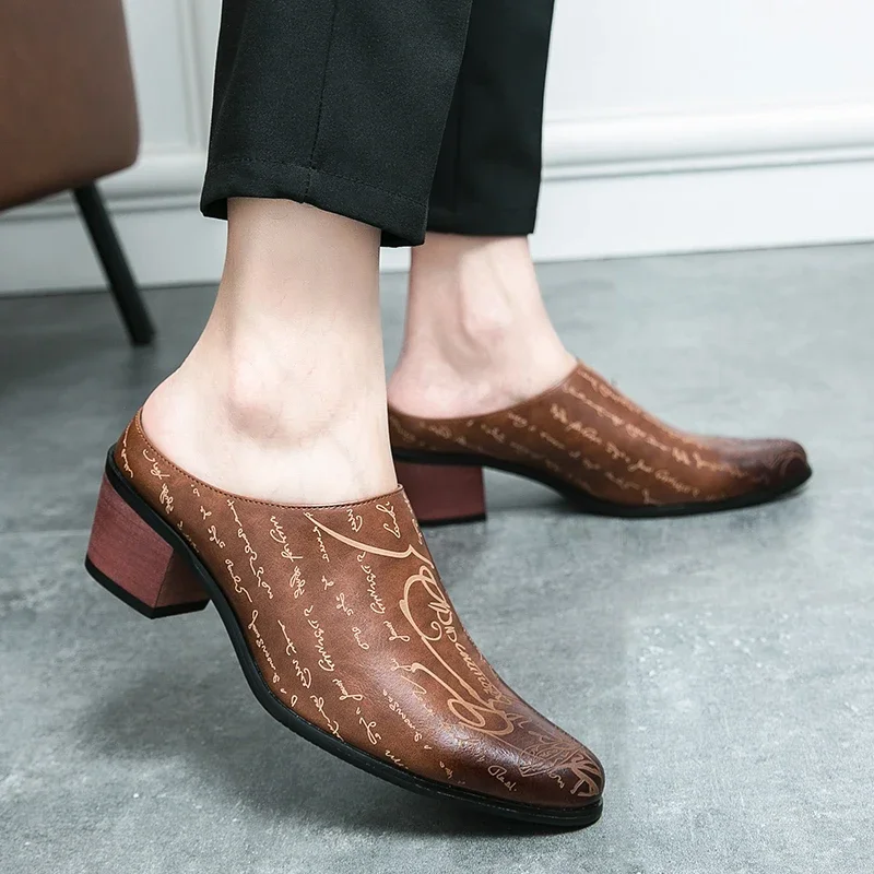 Мужские лоферы на каблуке 4 см – обзор и цена Men Formal Wear Shoes