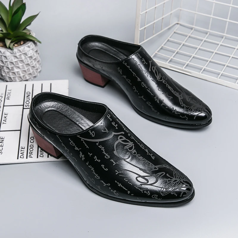 Мужские лоферы на каблуке 4 см – обзор и цена Men Formal Wear Shoes