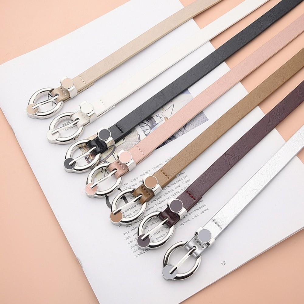 Модный тонкий пояс с пряжкой и – обзор и цена Formal Belt Leather Thin