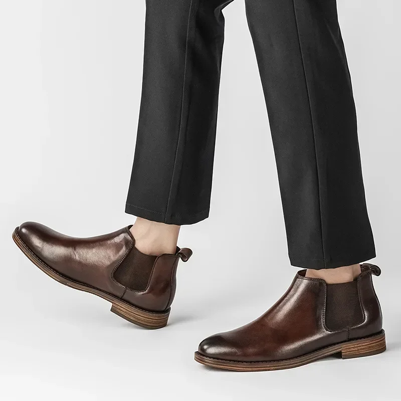 Мужские деловые модные модельн – обзор и цена Men Formal Wear With Boots